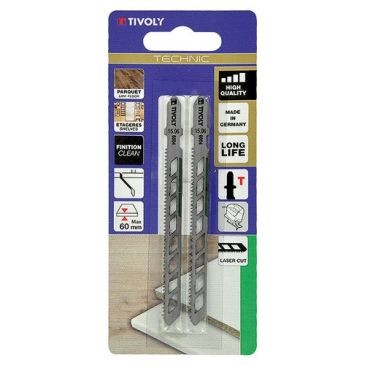 Tivoly Lames de scie sauteuse bois et mélaminés Bosch bl2