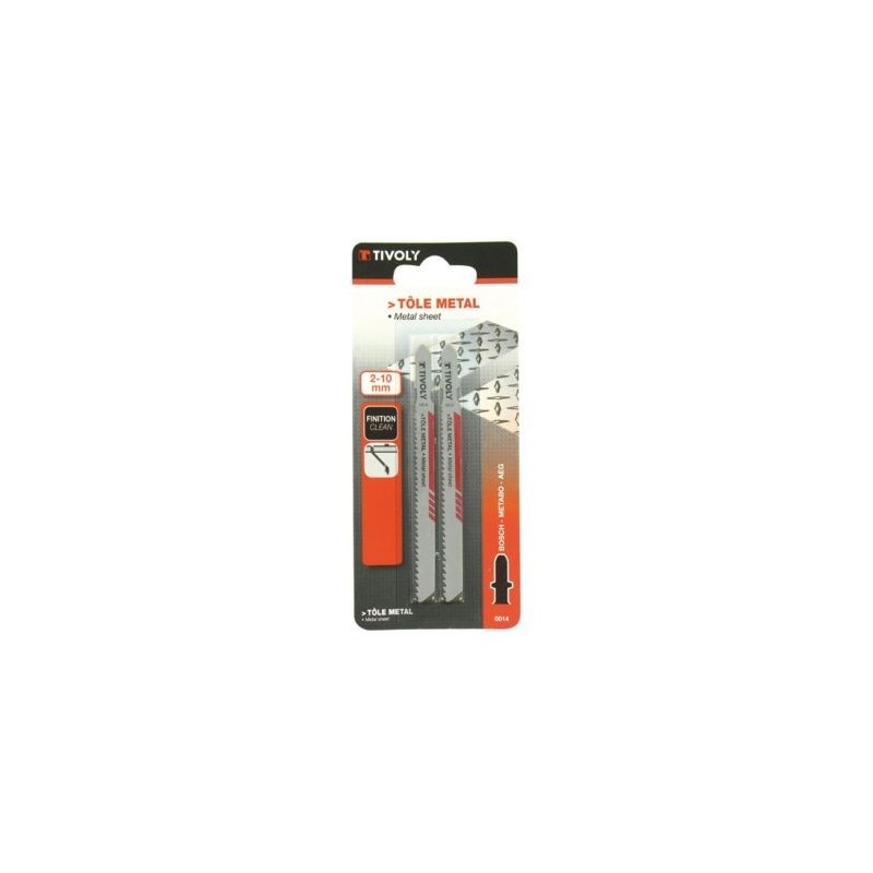 Tivoly Lame scie sauteuse bosch tôle métal bl2