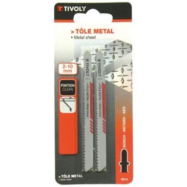 Tivoly Lame scie sauteuse bosch tôle métal bl2