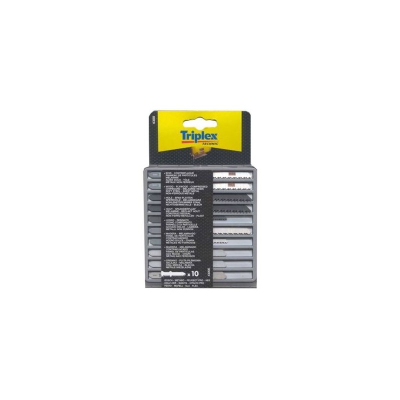Tivoly Lames scie sauteuse Bosch coffret 10p