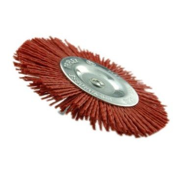 Tivoly Brosse circulaire 100mm nylon sur tige t6 g.80 blister