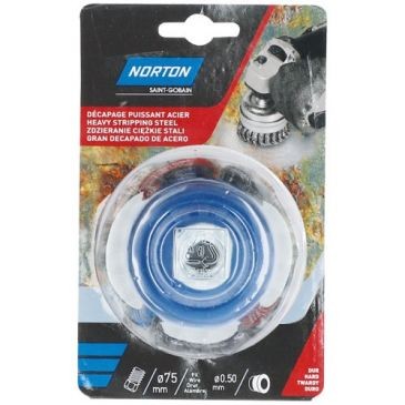 Norton Brosse meuleuse coupe torsadé acier 75 Norton