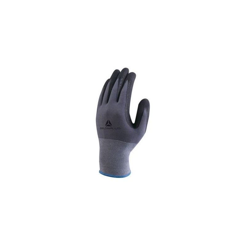 Delta Plus Gant tricot polyamide paume nitrile/pu picots taille 9