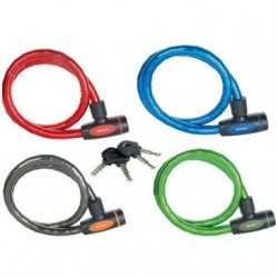 Master Lock Antivol câble articulé 1m à clé couleur - Image 3