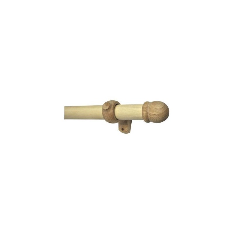 Mobois Kit bois 2m Ø28mm ogive sans anneaux brut