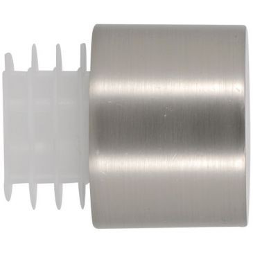 Mobois Embout bouchon easy fix ø28mm chrome mat x2
