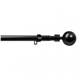Mobois Kit Ø19/16 extensible 1m20/2m10 boule orlando noir mat - Image 3