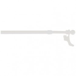 Mobois Tringle néorido plus d.9cm long.65/110cm boule blanc mat - Image 3