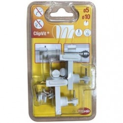 Mobois Supports clip vit 3 en 1 blanc X2 - Image 3