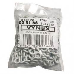 Vynex Piton à vis rilsanisé 2.5x10 vrac x200 - Image 3