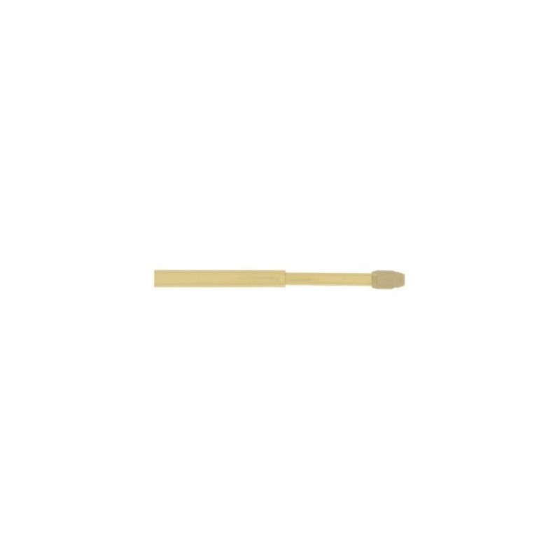 Mobois 2 tringles plates extensibles 80/120cm 4 pitons doré