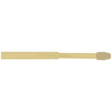 Mobois 2 tringles plates extensibles 80/120cm 4 pitons doré