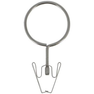 Mobois Anneau pince d.22 nickelé x 10 blister
