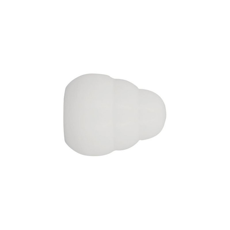 Mobois Embouts a gradin d20 laque blanc x2
