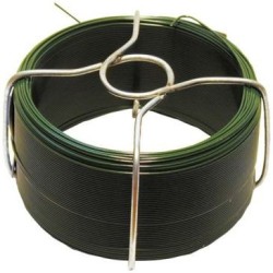 Fil acier plastifie vert ø 1.4mm x30m