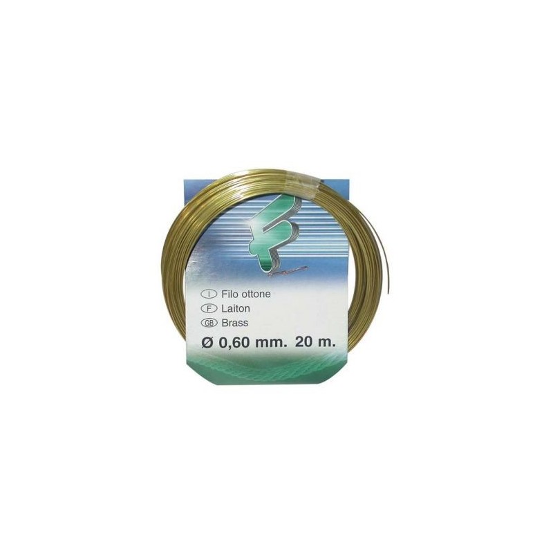 Inconnue Fil laiton 0.6mm rouleau 20m sc