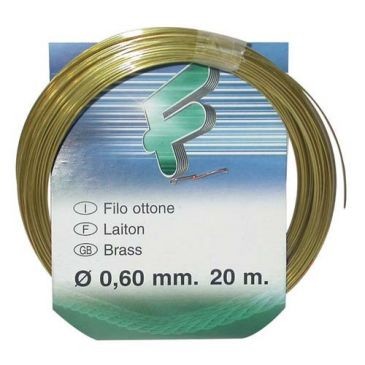 Inconnue Fil laiton 0.6mm rouleau 20m sc