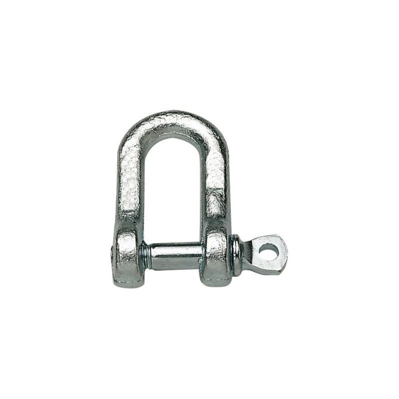 CHAPUIS Manille droite acier zingué larg.12.5mm axe 5.5mm bl1