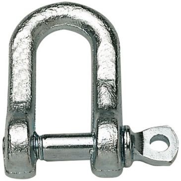 CHAPUIS Manille droite acier zingué larg.12.5mm axe 5.5mm bl1