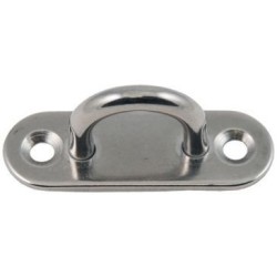 Platine à oeil acier inoxydable 60x20mm Øfil 6mm 410KG uc2