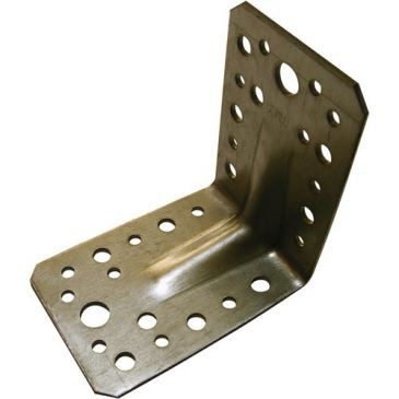 Afbat Équerre d'assemblage renforcée  70x70x55x2.5 zinguée