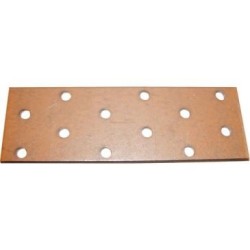Plaque perforée 160x40x2 zn