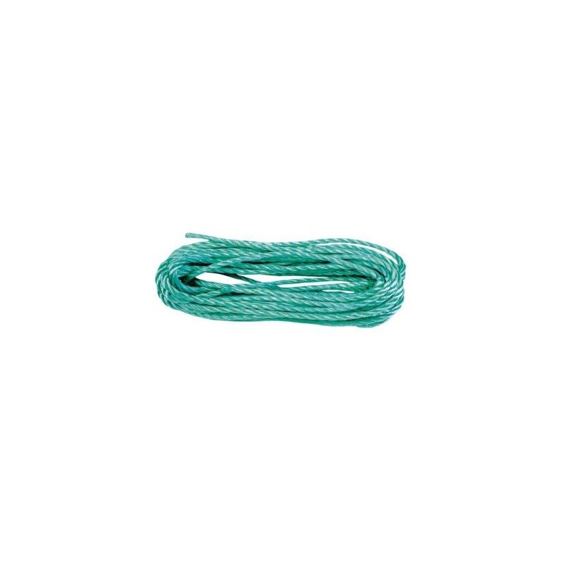 CHAPUIS Corde polypropylène torsadée verte Ø8mm 25m uc1