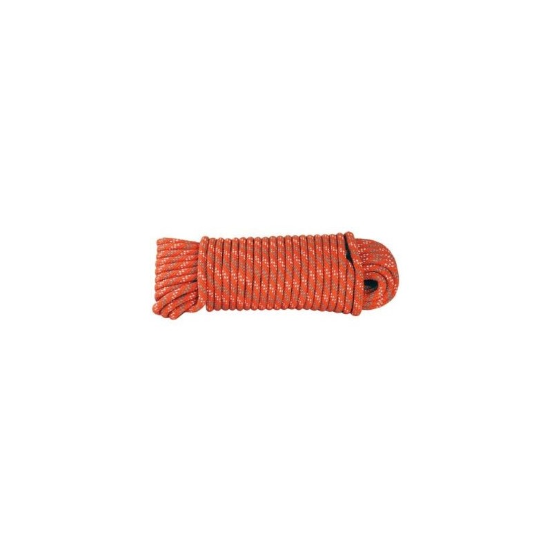 CHAPUIS Corde polypro. tressée orange Ø6mm bobine 15m