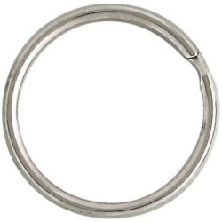 Anneau brisé acier nickelé Øint.22mm blister 10