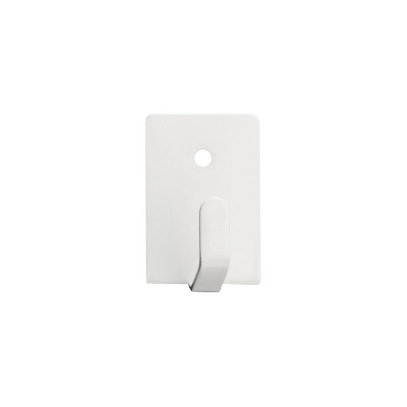 Inofix Crochet adhésif blanc blister de 4