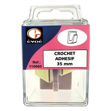 Evoe Crochets adhésifs carrés SC