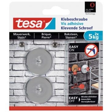 Tesa Vis adhésive ronde pour brique pierre 5kg