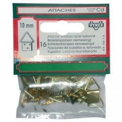 Vynex Attache tableau triangle laiton 10mm sc x16 - Image 3