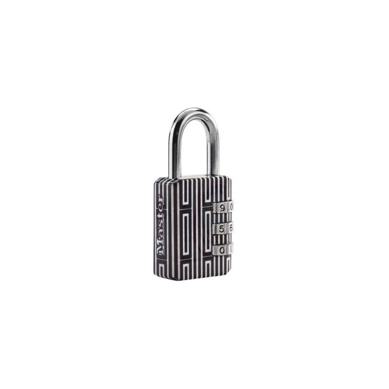 Master Lock Cadenas 3 chiffres décor 30mm en blister