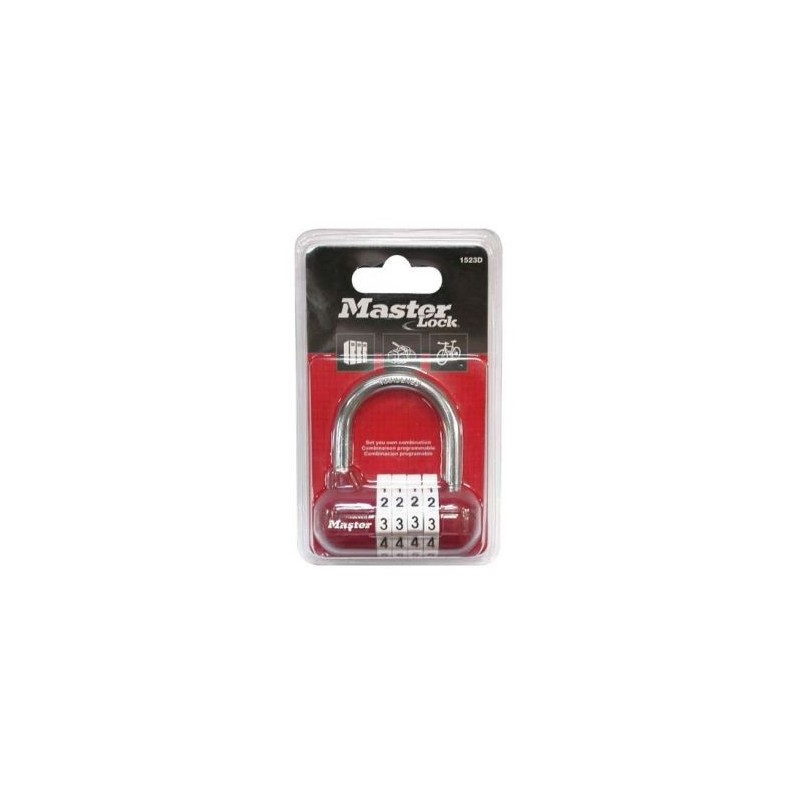Master Lock Cadenas 4 chif.couleur 59mm sport blister