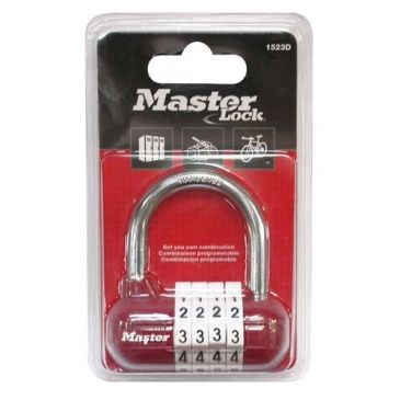 Master Lock Cadenas 4 chif.couleur 59mm sport blister