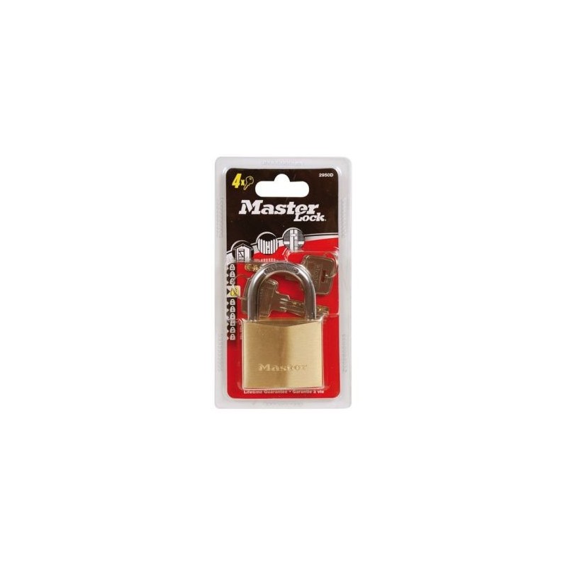 Master Lock Cadenas lait.hte sec.50mm 4 cl.