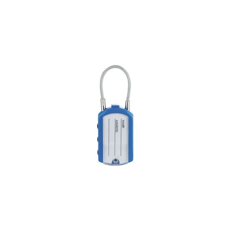 Master Lock Cadenas porte-adresse 30mm combi bl2
