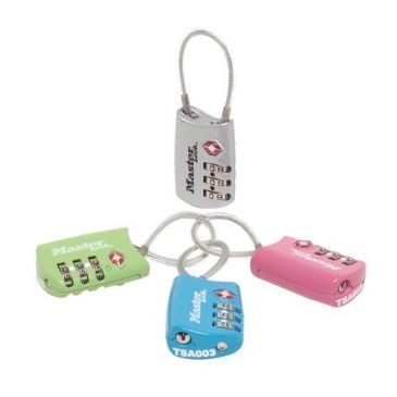 Master Lock Cadenas tsa 3 chiffres 30mm couleur bl