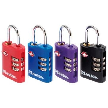 Master Lock Cadenas TSA 30 mm combinaison lot de 2