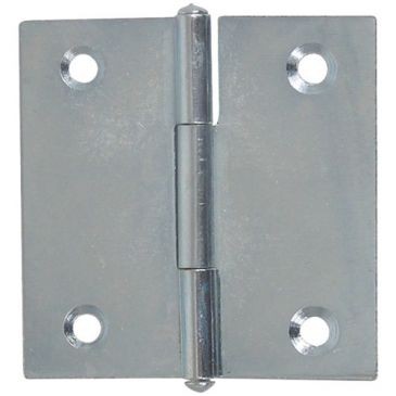 Afbat Charnière meuble carrées 40x40mm zingué blanc