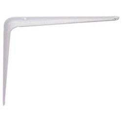 Console emboutie 300x350mm acier blanc