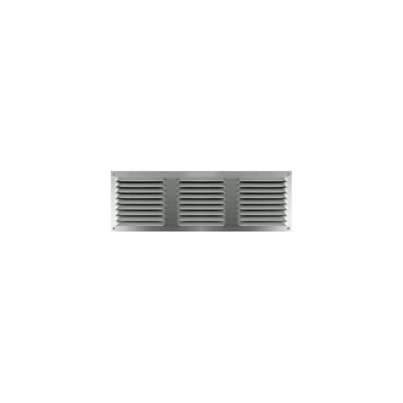 Autogyre Grille alu anodisé à persienne en applique 150x300mm