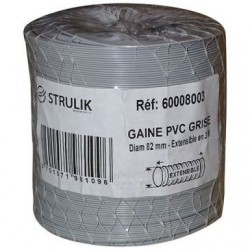 STRULIK Gaine souple pvc filet d.80mm 3ml - Image 3