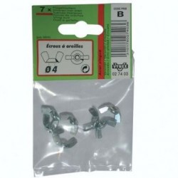 Vynex Ecrou à oreilles d.4mm x7 sc - Image 3