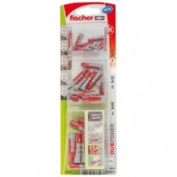 Fischer Cheville duopower assorties.5x25/6x30/8x40 blister de 34 - Image 3