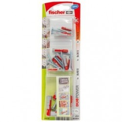 Fischer Assortiment cheville + vis duopower ass 5x25/6x30/8x41 - Image 3