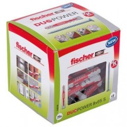 FISCHER FIXATION Cheville Duopower 8x65 avec vis x 25 pièces - Image 5