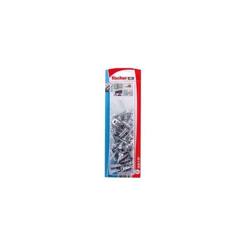 Fischer Cheville autopercée metal gkm bp sr blister de 25