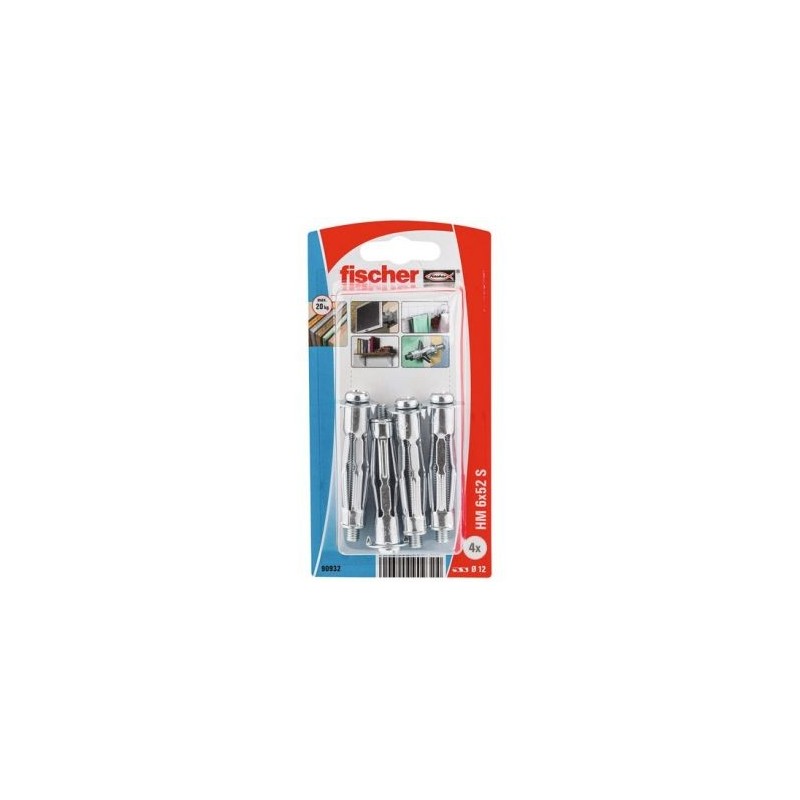 FISCHER FIXATION CHEVILLE CORPS CREUX HM 6X52 S K NV